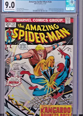 Buy AMAZING SPIDER-MAN #126 CGC 9.0 Harry Osborn Becomes GREEN GOBLIN MARVEL 1973 • 69.98£