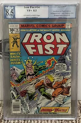 Buy Iron Fist 14 PGX 8.5 Off-White-White Pages 1st App. Sabretooth. Please Read Des. • 279.58£