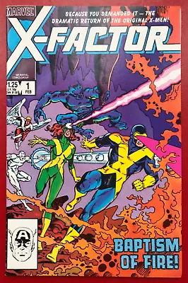 Buy X Factor 1, 1986, Marvel, 1st App Of X Factor, Super High Grade, NM/MINT!! • 18£