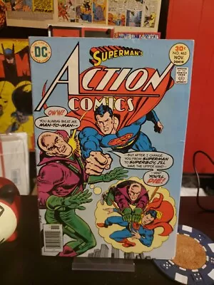 Buy Action Comics #465 - Lex Luthor Vs Superman / Superboy - Batman / Flash - 1976 • 2.72£