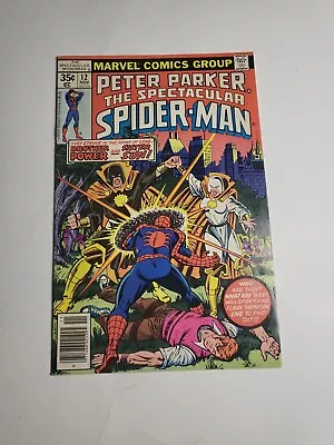 Buy Spectacular Spider-Man #12: Brother Power, Sister Sun!  Marvel 1977 FN/VF • 6.99£