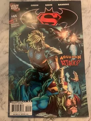 Buy Batman Superman 45 Aquaman Attacks - DC Comics 2007 1st Print Hot Series VF Rare • 3.99£
