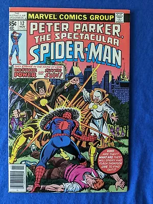 Buy SPECTACULAR SPIDER-MAN #12 (1977) Marvel Bronze Classic Original Owner Nice Copy • 6.21£