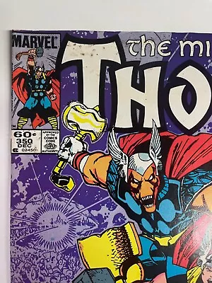Buy Mighty Thor #350 Marvel Comic 1984 - Possible CGC Comic • 3.88£