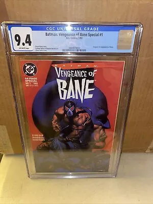 Buy Batman VENGEANCE OF BANE #1 1st Print CGC 9.4 1993 • 97.08£