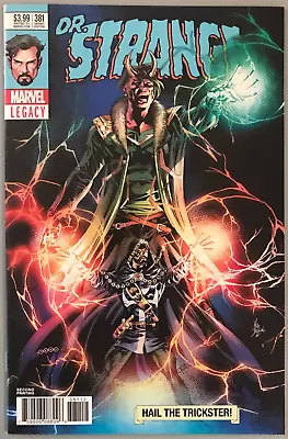 Buy Doctor Strange #381 By Cates Loki 1st App Bats 2nd Print Variant NM/M 2018 • 23.29£