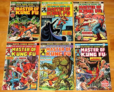 Buy Marvel 1973-74 SPECIAL MARVEL EDITION & MASTER OF KUNG FU No. 15 16 17 18 19 20 • 159.20£