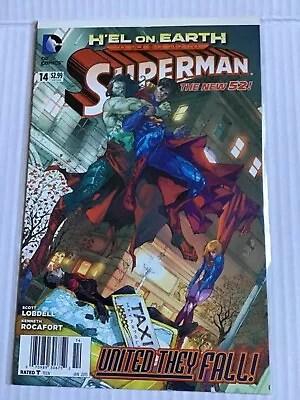 Buy Superman # 14 Newsstand Variant Edition New 52 Dc Comics • 14.95£