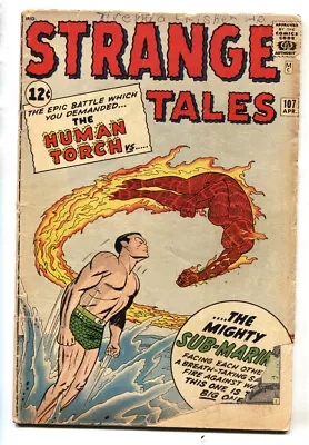 Buy Strange Tales  #107 - 1963 - Marvel - G- - Comic Book • 140.76£