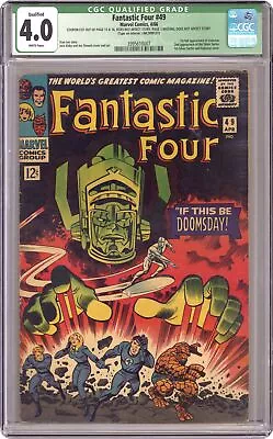 Buy Fantastic Four #49 CGC 4.0 QUALIFIED 1966 3995610007 • 287.35£