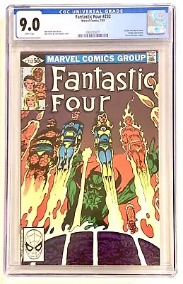 Buy Fantastic Four #232 1981 CGC 9.0 VF/NM 1st Print 🔑1st Elementals Of Doom • 25.60£