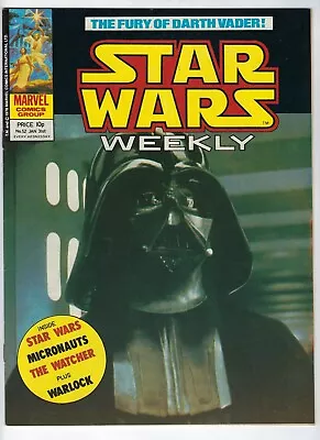 Buy Star Wars Weekly # 52 -Marvel UK -31 Jan 1979 -Darth Vader Cover -UK Paper Comic • 6.95£
