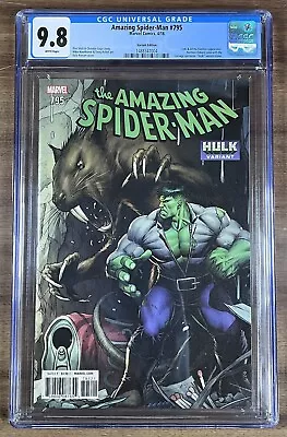 Buy Amazing Spider-man #795 Cgc 9.8 - 2018 - Dale Keown Hulk Variant - High Grade • 77.66£