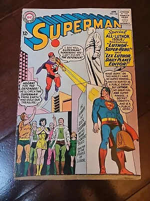 Buy Superman #168 Dc Silver Age Curt Swan Cover Art Lex Luthor App 1964 • 7.77£