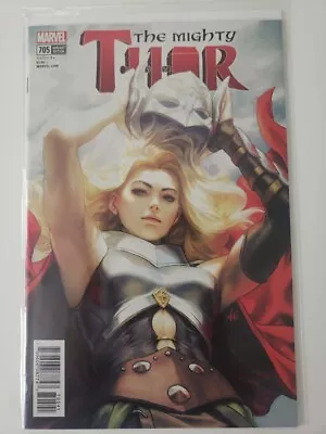Buy Mighty Thor #705 (Marvel 2018) Stanley Artgerm Variant- Jane Foster's Death NM • 8.54£