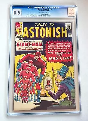 Buy TALES TO ASTONISH #56 CGC 8.5 MARVEL COMICS 1964 12c STAN LEE/JACK KIRBY Vtg • 205.80£