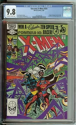 Buy Uncanny X-Men #154 CGC 9.8 Marvel Comic 1982 Origin Cyclops Havok Corsair • 104.84£