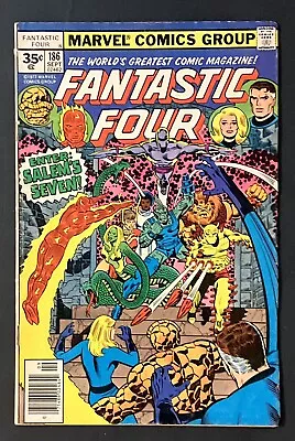 Buy Fantastic Four #186 Marvel 35 Cent Price Variant HTF • 132.26£