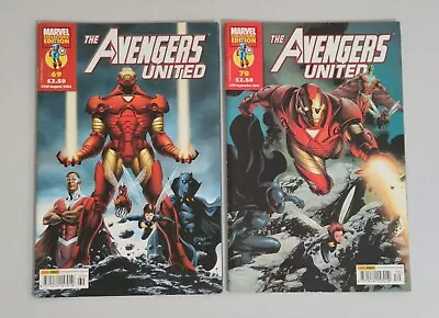 Buy Avengers United Vol 1 Issues #69 #70 Panini Comics 2006 • 10£