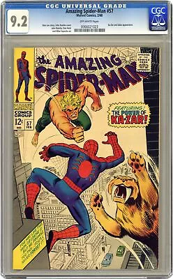 Buy Amazing Spider-Man #57 CGC 9.2 1968 0066021023 • 314.53£