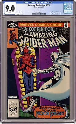 Buy Amazing Spider-Man #220D CGC 9.0 1981 4087250003 • 81.54£