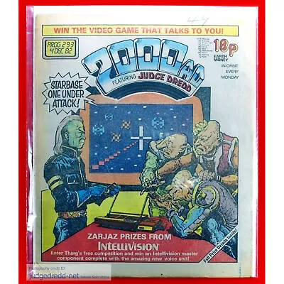 Buy 2000AD Prog 293 Comic Book Issue 4 12 82 Christmas 1982 UK + Comic Bag () • 6.99£