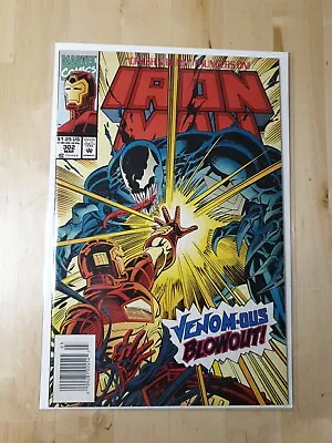 Buy Iron Man Volume 1 #302 First Print Newsstand Variant Marvel Comics 1994 Venom 🗝 • 14.99£