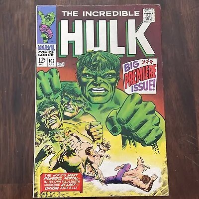 Buy Incredible Hulk 102 FN 1967 Marvel, Stan Lee, Friedrich, Severin, Enchantress • 135.90£