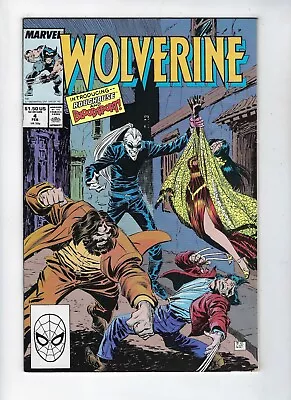 Buy Wolverine # 4 Marvel Comics 1st Appearance Roughouse & Bloodsport Feb 1989 VF/NM • 6.95£