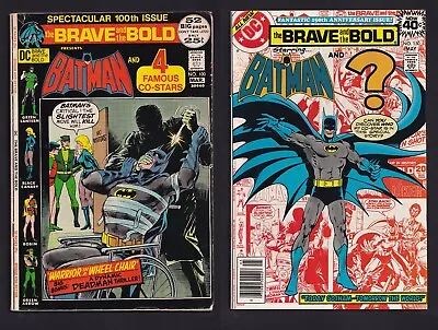 Buy The Brave And The Bold #100 & #150 Anniversary Issues! DC 1972 Neal Adams • 10.87£