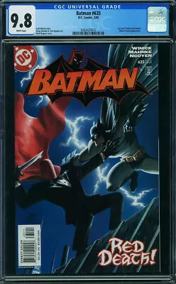 Buy Batman #635 CGC 9.8 1st Jason Todd Red Hood! 2005 Robin! Nightwing! Q5 215 Cm • 232.94£