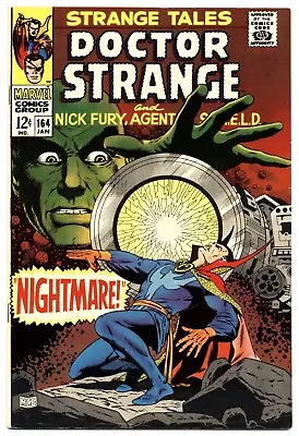 Buy STRANGE TALES #164 F/VF, Jim Steranko SHIELD, Dr. Strange, Marvel Comics 1968 • 31.06£