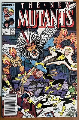 Buy New Mutants Vol. 1 #57 (Marvel, 1987)- Fine- Newsstand- Mark Jewelers Variant • 9.31£