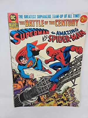 Buy Battle Of The Century Superman Vs The Amazing Spiderman 1976 Oversized Comic • 155.31£