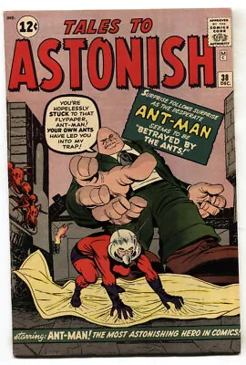 Buy Tales To Astonish #38 1962-marvel-ant-man-1st Egghead VF-trimmed • 222.79£