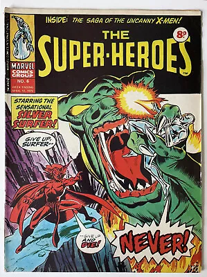 Buy The SuperHeroes #6 VG Reprints Silver Surfer#3pt & XMEN #3 1st Mephisto & Blob • 5.70£