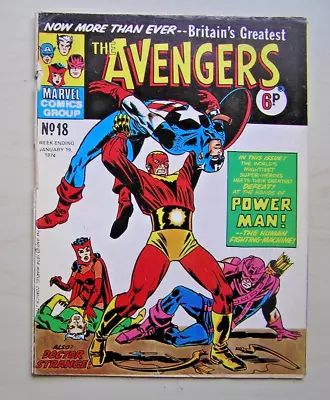 Buy The Avengers #18 - Uk Marvel Comics - Doctor Strange - 1974 (vg-) • 2.95£