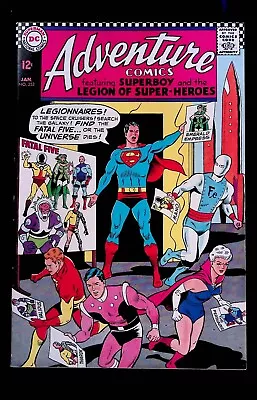 Buy Adventure Comics #352 (1967) Key! 1st Appearance Of The Fatal Five • 135.90£