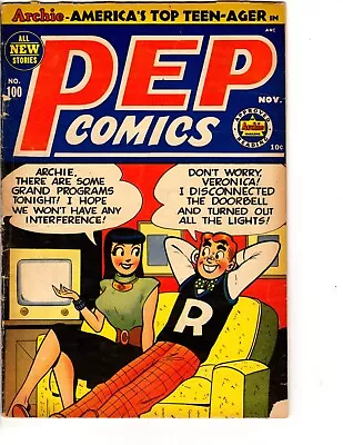 Buy Pep Comics # 100 (GD/VG 3.0) 1953, Archie, Katy Keene Free Shipping • 46.56£