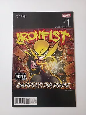 Buy Iron Fist #1 Kung Fu Hip-Hop Variant Cover Marvel Comics 2017 • 14.99£