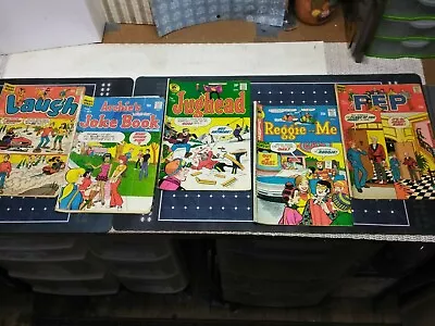 Buy 5x Lot - Archies Pals N Gals, Joke Book, Pep, Jughead, Reggie & Me -  Marked Up • 29.49£