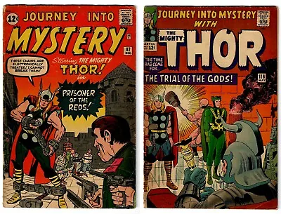 Buy Journey Into Mystery #87 & 116 Avg G/VG Condition Silver Age Marvel Comics • 232.97£