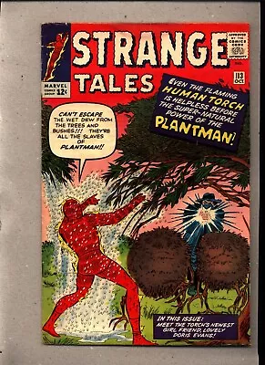 Buy Strange Tales #113_october 1963_fine+_human Torch_ The Power Of The Plantman ! • 0.99£