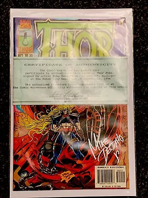 Buy Thor #502 : Sep 1996 : Signed Mike Deodato J Marvel Comics • 14.99£