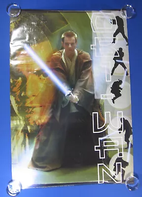 Buy Star Wars Obi-Wan Kenobi Jedi Poster 36  X 24  Episode I Phantom Menace 1999 • 9.08£