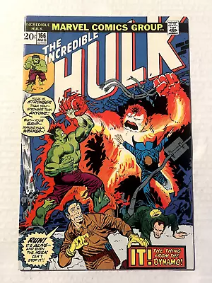 Buy Incredible Hulk #166 1st App And Origin Of Zzazx Herb Trimpe Cover And Art 1973 • 46.60£