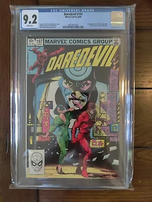 Buy Daredevil #197 CGC 9.2 White 1st Yuriko Oyama • 34.94£