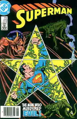 Buy Superman (1st Series) #419 (Newsstand) VF; DC | May 1986 Pentagram - We Combine • 7.75£
