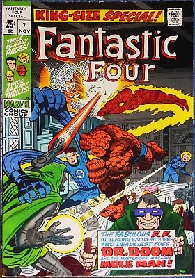 Buy Fantastic Four Annual #7-signed Larry Lieber-marvel Comics-lee & Kirby-vg/fine • 69.89£