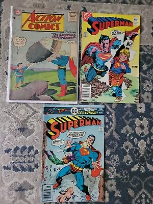 Buy Superman 1950's To 80's Action Comics 217 Comic Lot • 23.30£